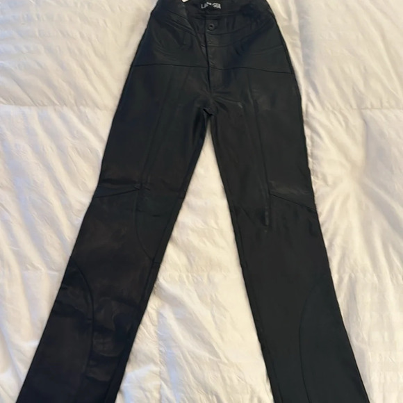 NWT - I.AM.GIA Black Faux Leather Size XXS - Picture 7 of 8